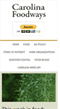 Mobile Screenshot of carolinafoodways.com