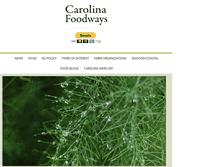 Tablet Screenshot of carolinafoodways.com